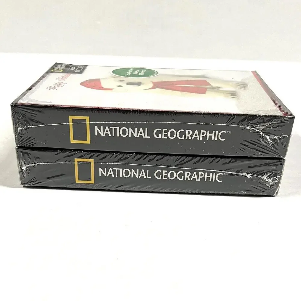 36 x Seasons Greetings Christmas Cards National Geographic Seal & Polar Bear